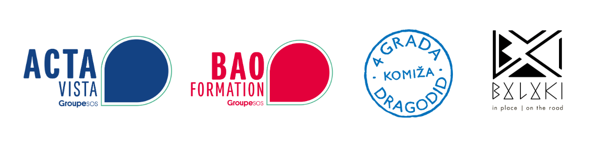 Partners of the HERO project : ACTA VISTA, BAO Formation, Boulouki, DRAGODID