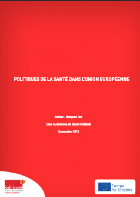 image couverture La politique de la santé dans l UE